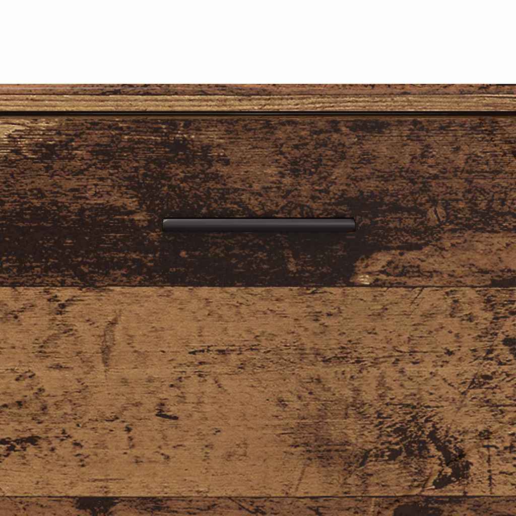 vidaXL Σετ Επίπλων Μπάνιου με συρτάρι με ράφι 3 pcs Παλιό Ξύλο