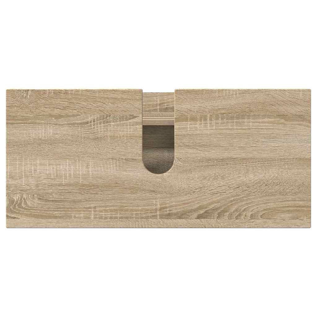 vidaXL Σετ Επίπλων Μπάνιου με συρτάρι με ράφι 5 pcs Δρύς Sonoma