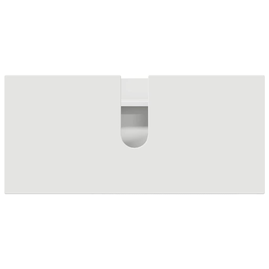 vidaXL Σετ Επίπλων Μπάνιου με συρτάρι 4 pcs Λευκό 30 x 35 x 192 εκ.