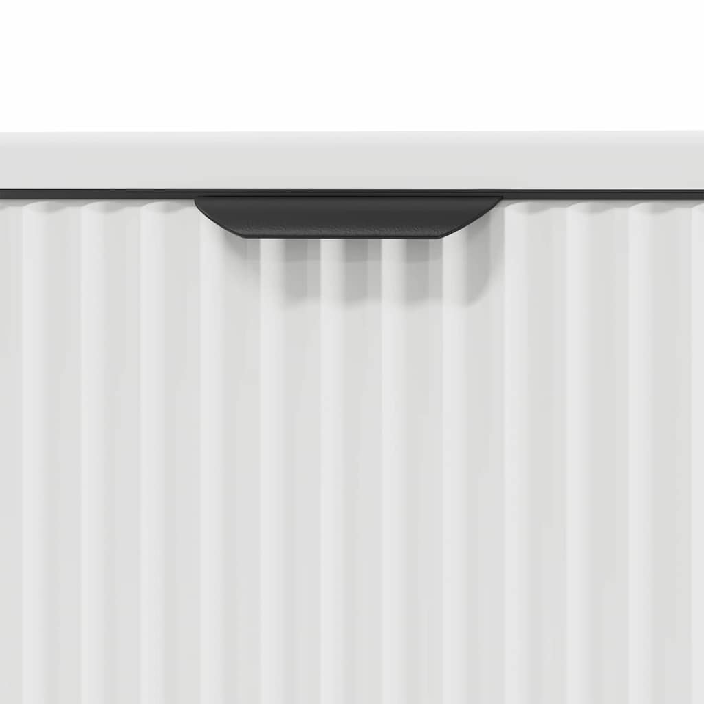 vidaXL Σετ Επίπλων Μπάνιου με συρτάρι 2 pcs Λευκό 39.5 x 36 x 88 εκ