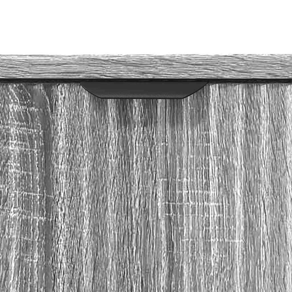 vidaXL Σετ Επίπλων Μπάνιου με ράφι 2 pcs Γκρι sonoma 39.5 x 36 x 88 εκ