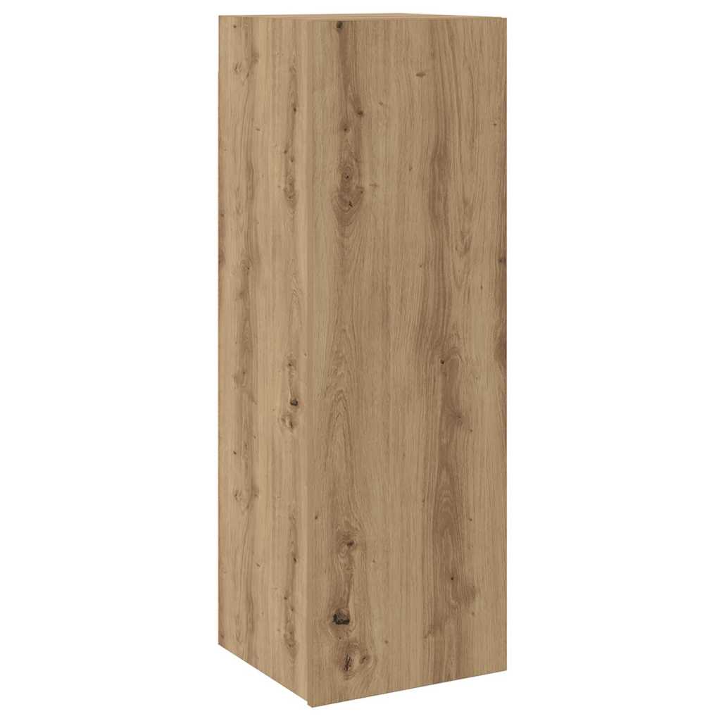 vidaXL Σετ επίπλου τηλεόρασης 7 pcs Artisan Oak Επεξεργασμένο ξύλο