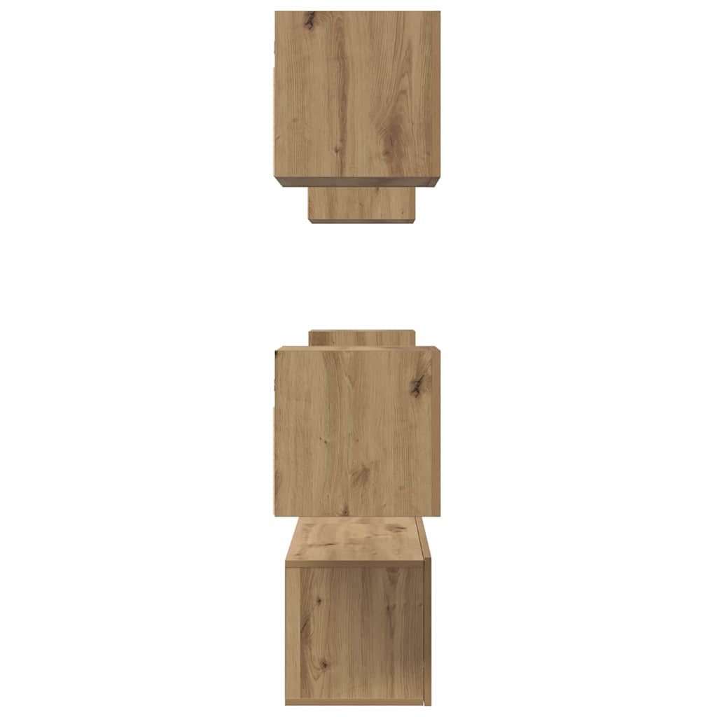 vidaXL Σετ επίπλου τηλεόρασης 6 pcs Artisan Oak Επεξεργασμένο ξύλο