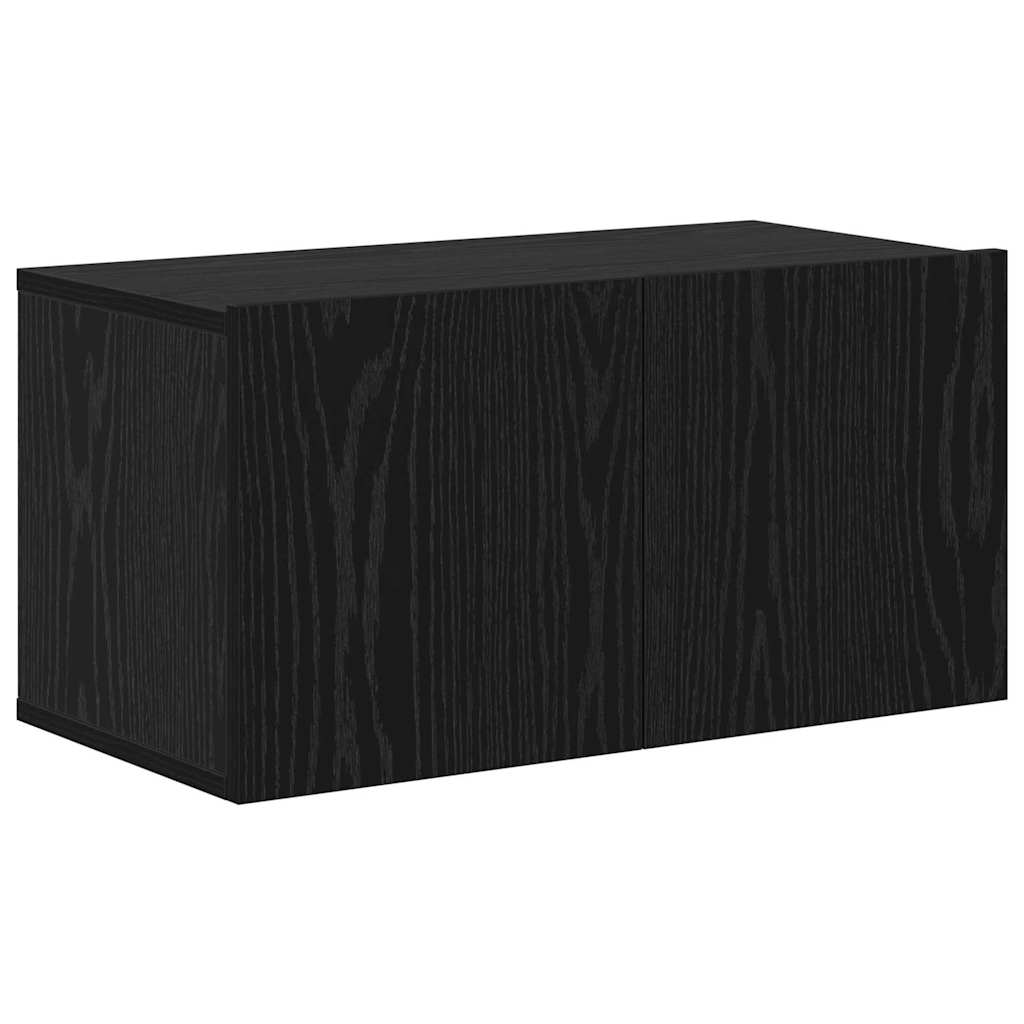 vidaXL Σετ επίπλου τηλεόρασης 4 pcs Μαύρη δρυς 60 x 30 x 30 cm