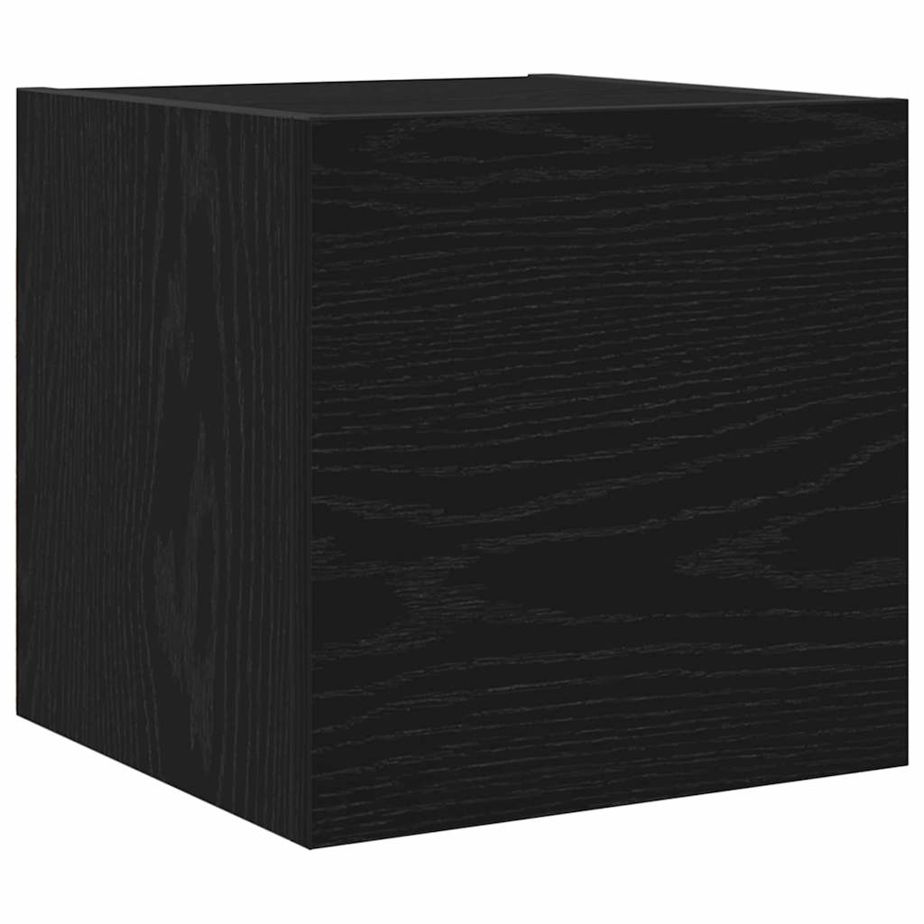 vidaXL Σετ επίπλου τηλεόρασης 8 pcs Μαύρη Οξυά Επεξεργασμένο ξύλο