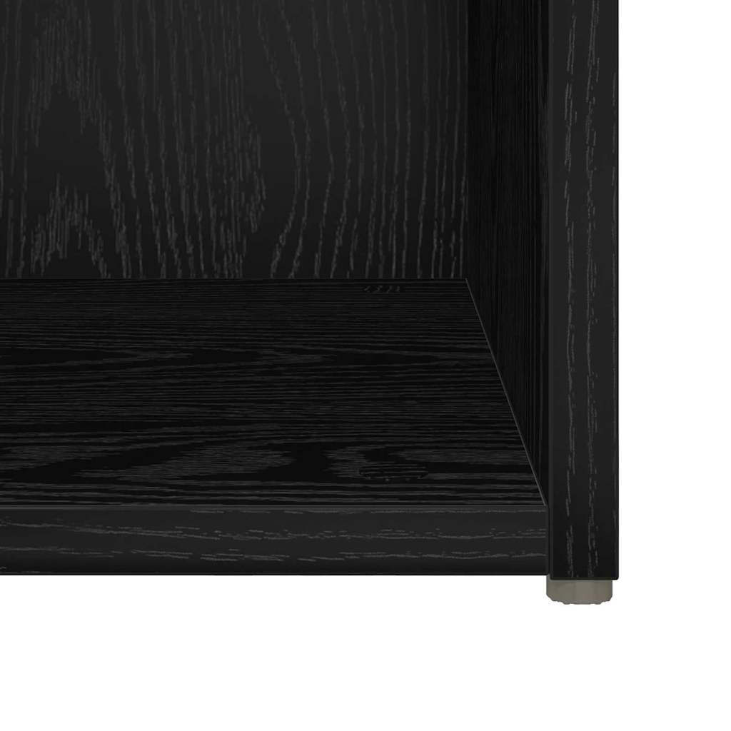vidaXL Σετ επίπλου τηλεόρασης 6 pcs Μαύρη Οξυά Επεξεργασμένο ξύλο
