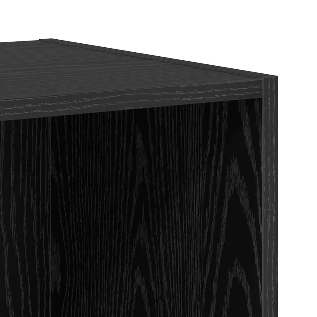 vidaXL Σετ επίπλου τηλεόρασης 6 pcs Μαύρη Οξυά Επεξεργασμένο ξύλο