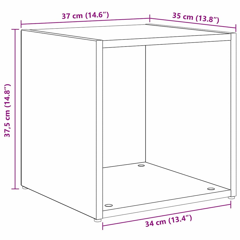 vidaXL Σετ επίπλου τηλεόρασης 6 pcs Artisan Oak Επεξεργασμένο ξύλο