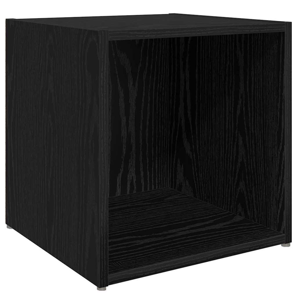 vidaXL ΣΕΤ ΒΑΘΜΟΛΟΓΗΣΗΣ ΤΗΛΕΟΡΑΣΗΣ 8 pcs Μαύρη Οξυά Επεξεργασμένο ξύλο
