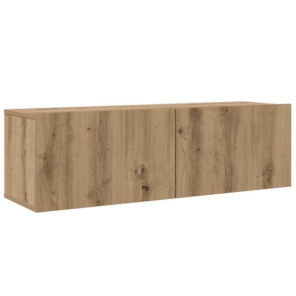 vidaXL Σετ επίπλου τηλεόρασης 8 pcs Artisan Oak Επεξεργασμένο ξύλο