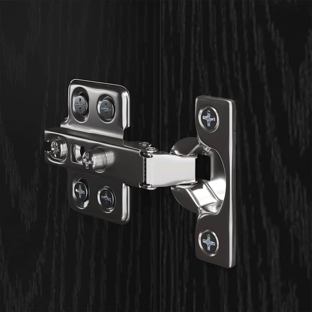 vidaXL Σετ επίπλου τηλεόρασης 4 pcs Μαύρη δρυς 200 x 30 x 30 cm