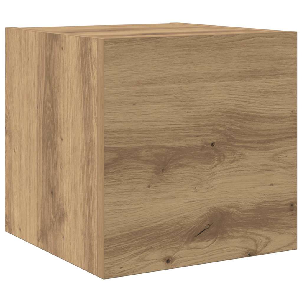 vidaXL Μονάδες TV Επιτοίχιο 4 pcs Artisan Oak Επεξεργασμένο ξύλο