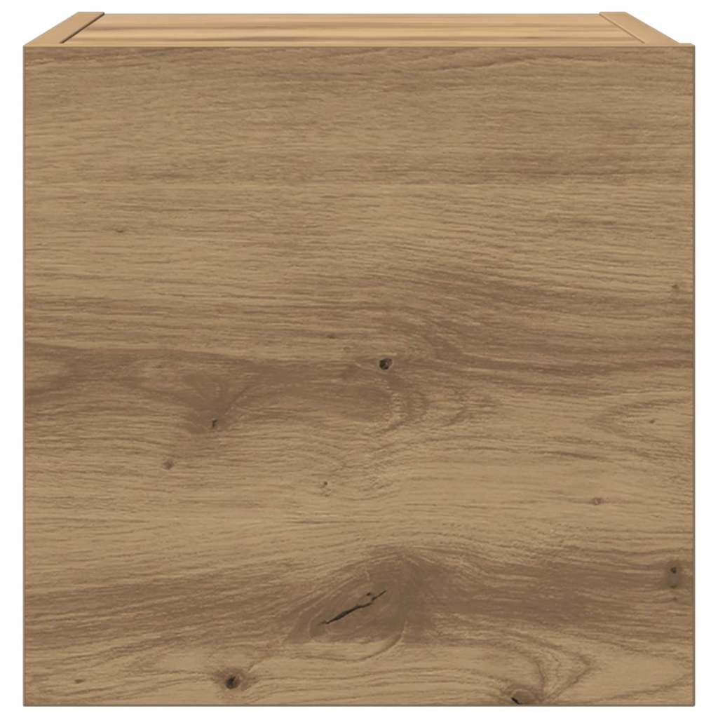 vidaXL Μονάδες TV Επιτοίχιο 4 pcs Artisan Oak Επεξεργασμένο ξύλο