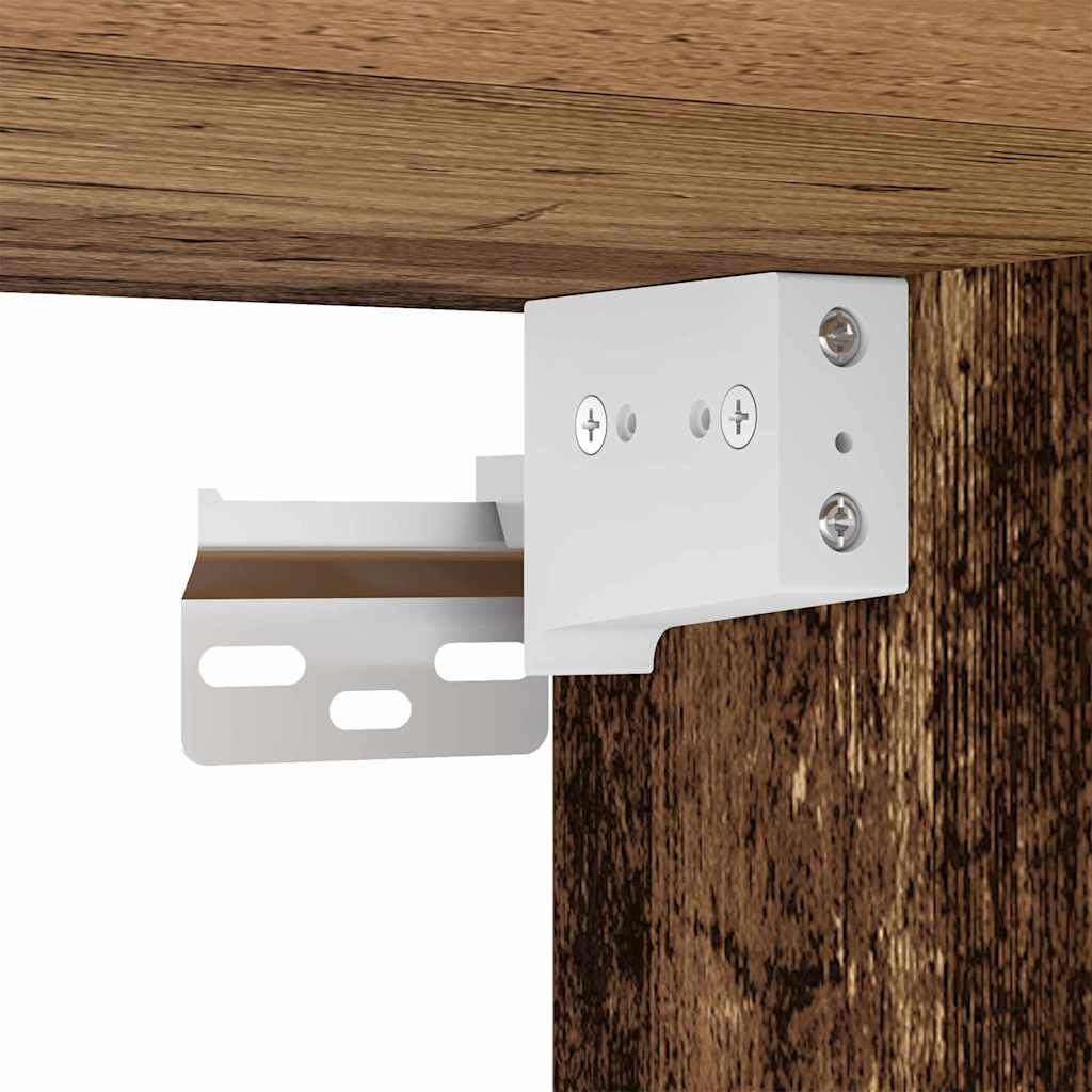 vidaXL Σετ επίπλου τηλεόρασης 4 pcs Παλαιό ξύλο 80 x 30 x 30 εκ