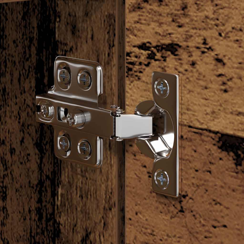 vidaXL Σετ επίπλου τηλεόρασης με αποθήκευση με πόρτα 8 pcs Παλιό ξύλο