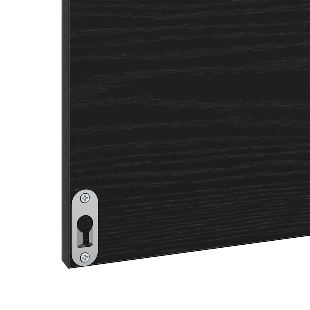 vidaXL Σετ Επίπλων Μπάνιου 3 pcs Μαύρη δρυς 60 x 38.5 x 45 cm