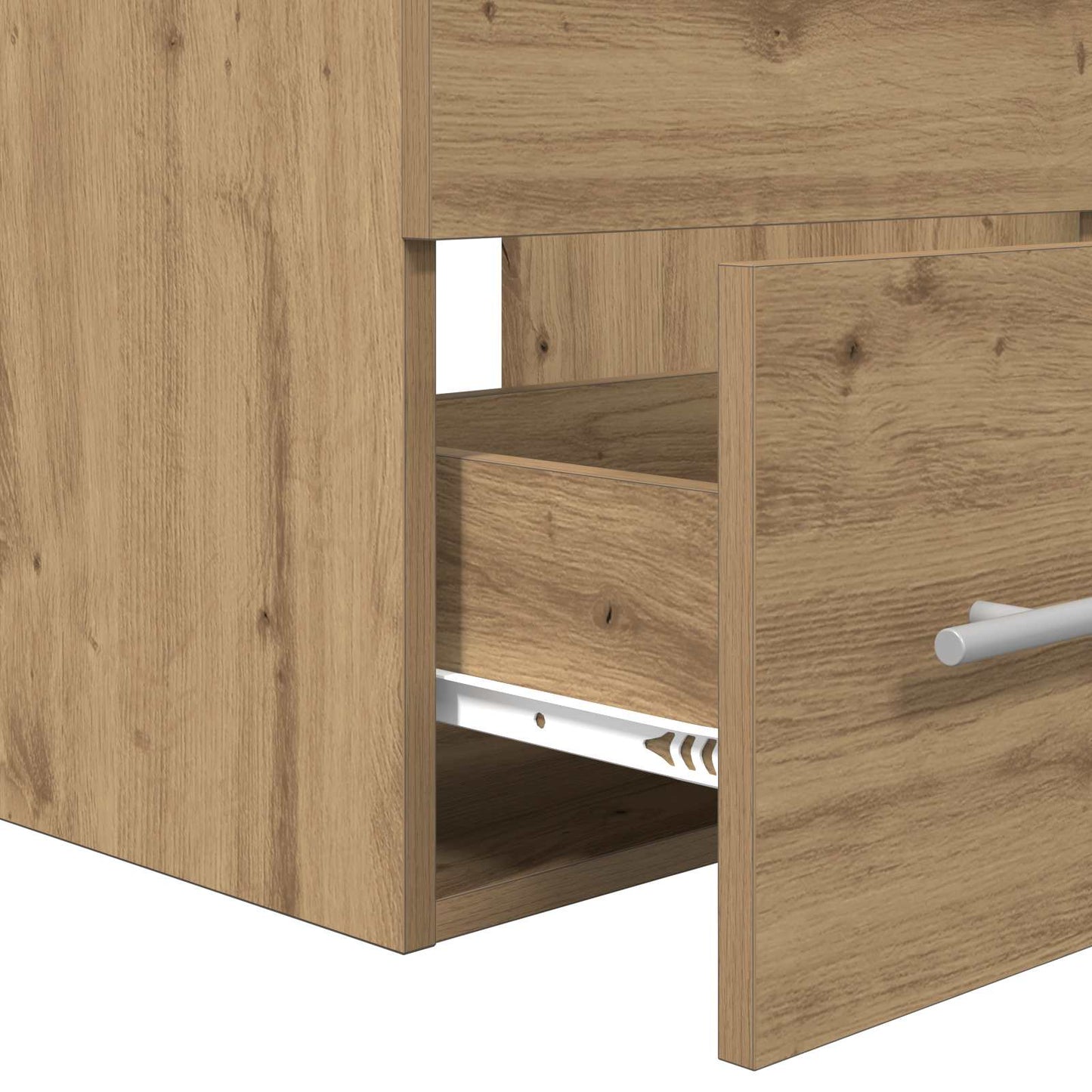 vidaXL Σετ Επίπλων Μπάνιου 2 τεμ. Artisan Oak Επεξεργασμένο Ξύλο