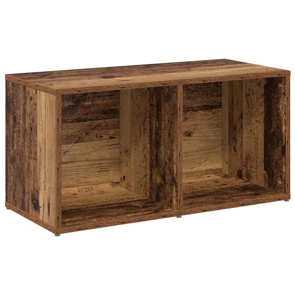 vidaXL Σετ επίπλου τηλεόρασης 2 pcs Παλιό Ξύλο 37 x 35 x 72 εκ.