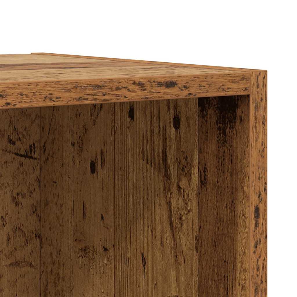 vidaXL Σετ επίπλου τηλεόρασης 4 pcs Παλιό Ξύλο 37 x 37 x 72 εκ