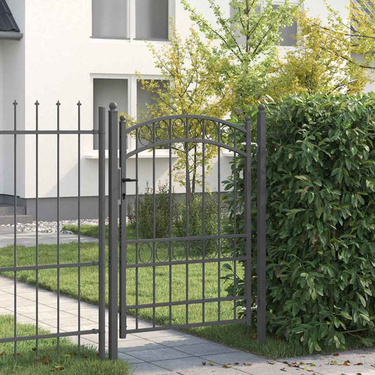 vidaXL Πύλη Φράχτη EMMEN 170 x 100 εκ. Ατσάλι με Επικάλυψη Πούδρας