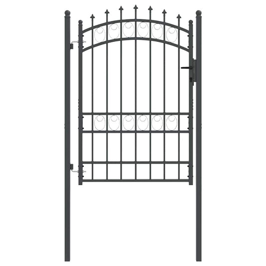 vidaXL Πύλη Φράχτη με Ακίδες EMMEN 170 x 100 εκ.