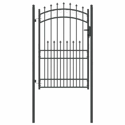 vidaXL Πύλη Φράχτη με Ακίδες EMMEN 200 x 100 cm