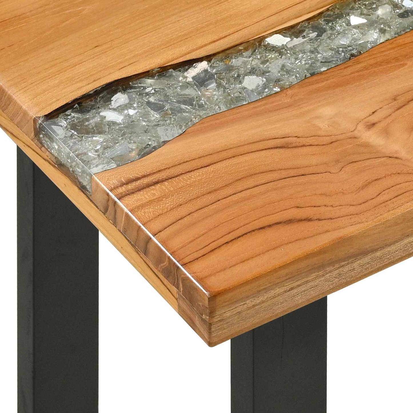 vidaXL Τραπέζι κονσόλας Καφέ 100 x 35 x 75 εκ. Στερεό Ξύλο Τίκ