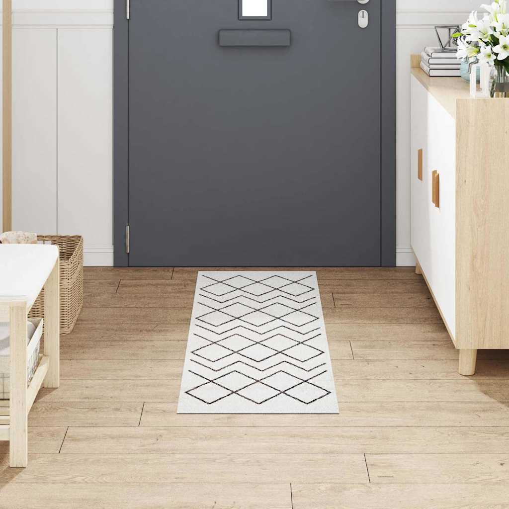 vidaXL Χαλί Κουζίνας Geometric Γεωμετρικό 45 x 150 cm Βελούδο