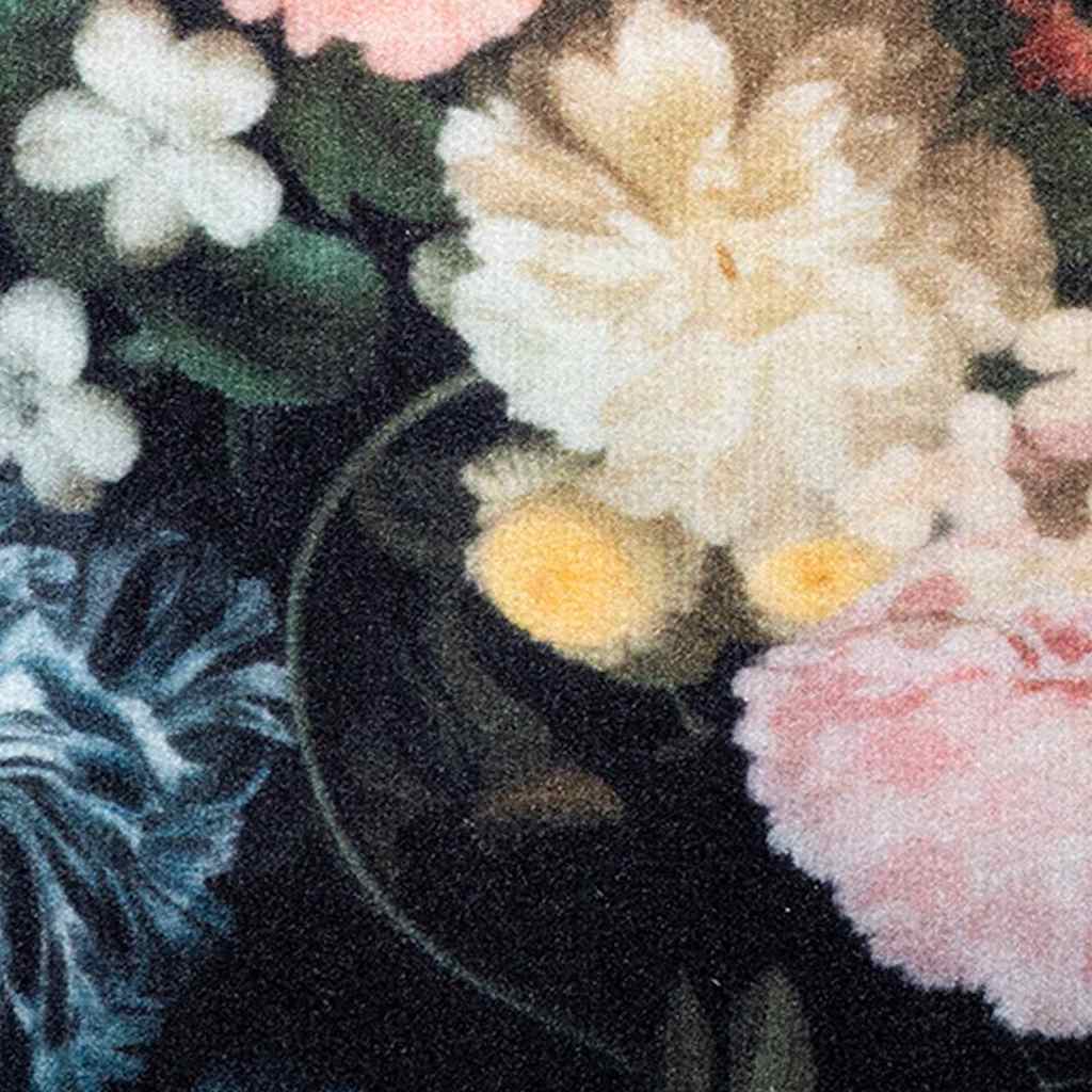 vidaXL Χαλί Κουζίνας Floral Λουλούδια 45 x 150 cm Βελούδο