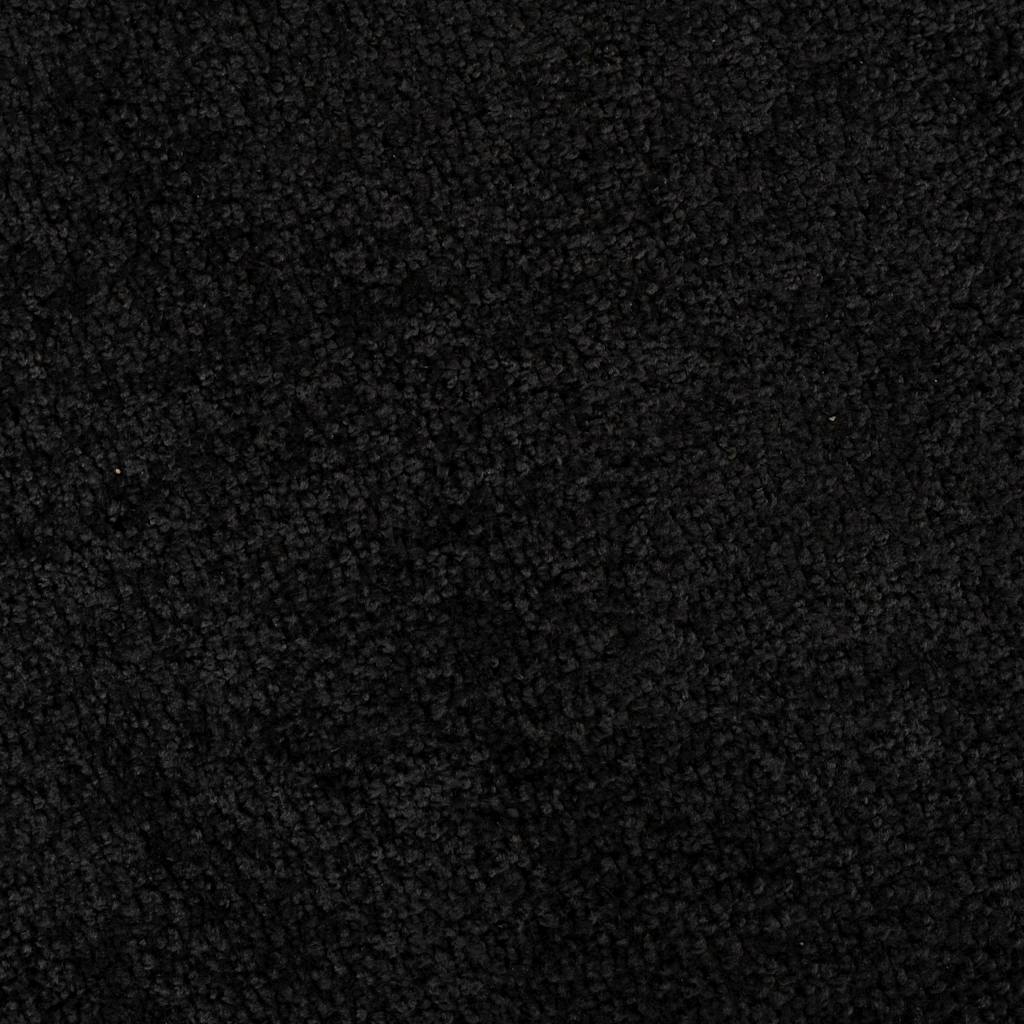 vidaXL Χαλάκι Εξώπορτας Μαύρο 40 x 60 cm Ύφασμα τέντι