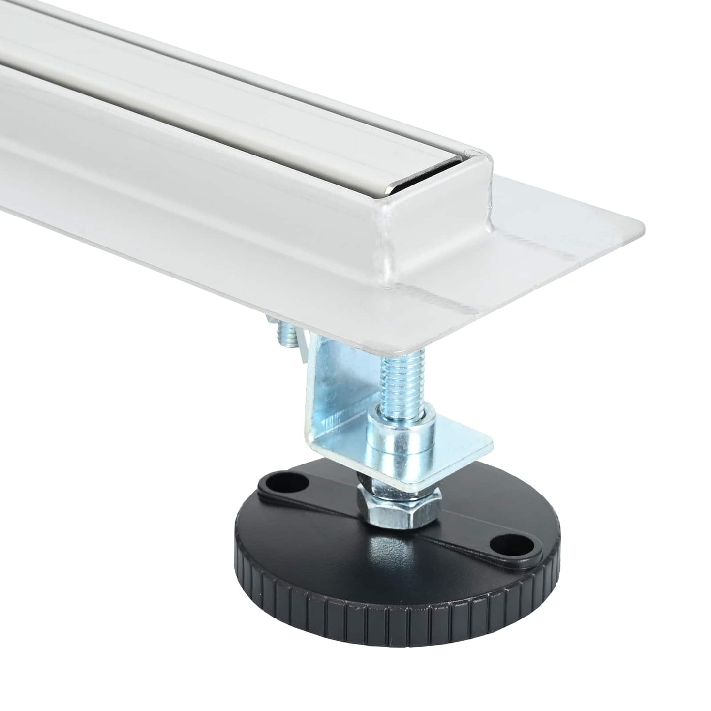 vidaXL 360° Νεροχύτης ντους με λεπτό μοντέλο Ασημί 60 cm