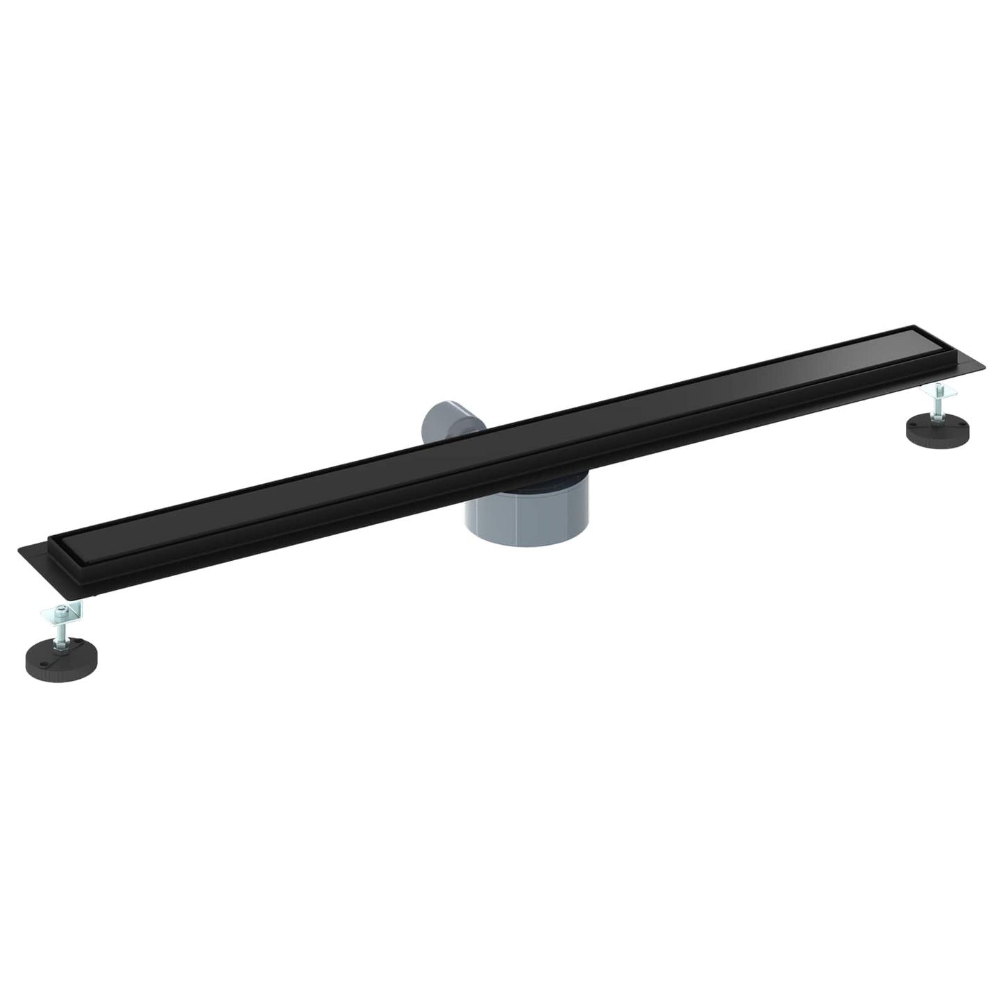 vidaXL Σιφόνι ντους 2-σε-1 με 360° σιφόνι Μαύρο 90 cm