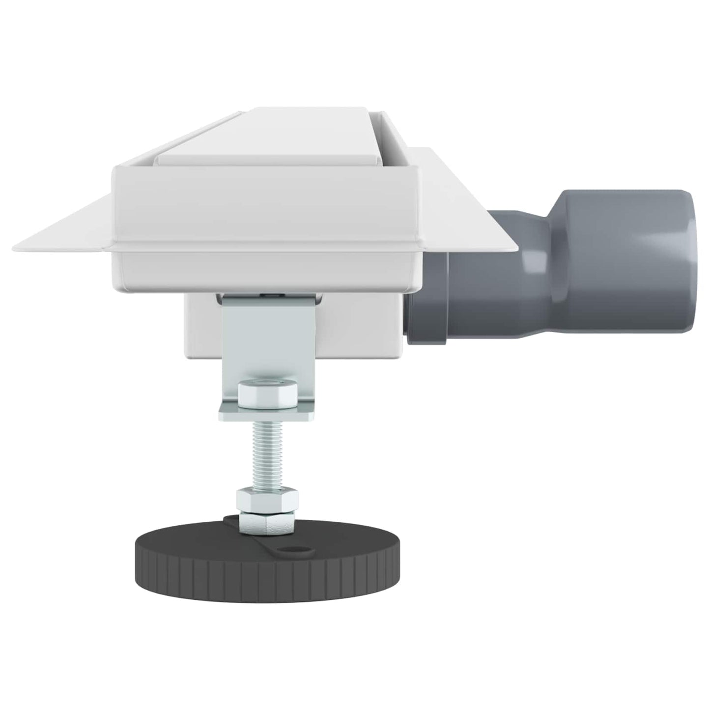 vidaXL 2 σε 1 εκροή ντους Ασημί 80 cm Ανοξείδωτο Ατσάλι 304