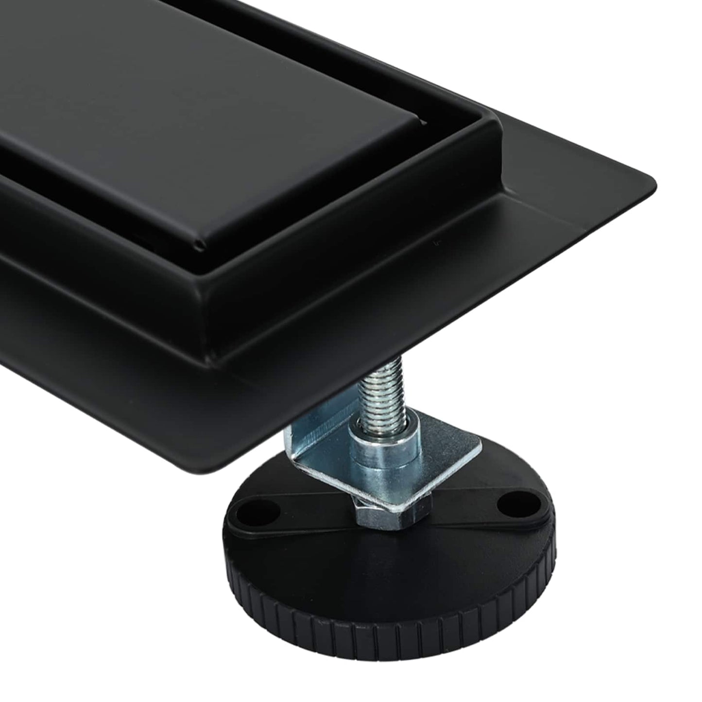 vidaXL Σιφόνι ντους 2-σε-1 με 360° σιφόνι Μαύρο 60 cm