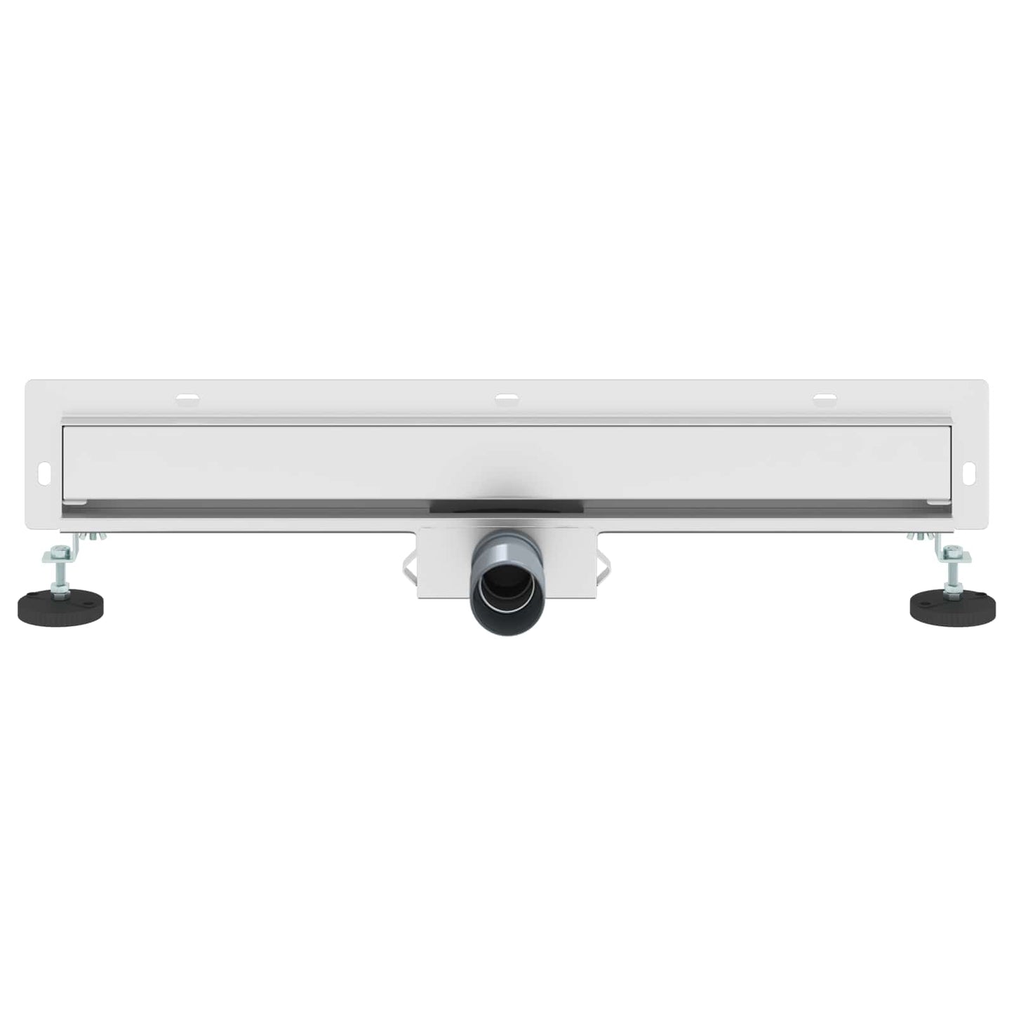 vidaXL Αποχέτευση Ντους Τοίχου Ασημί 60 cm Ανοξείδωτο Ατσάλι 304