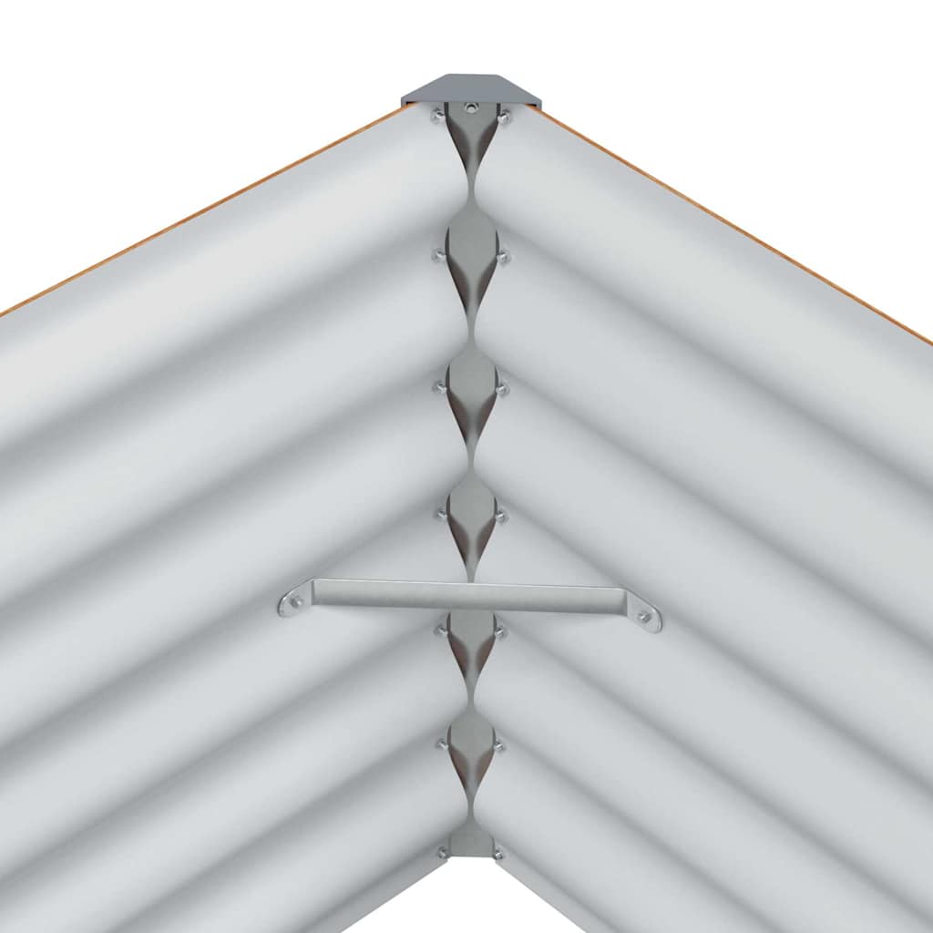 vidaXL Υπερυψωμένη Ζαρντινιέρα 775 x 50 x 36 εκ. Επικαλυμμένος Χάλυβας