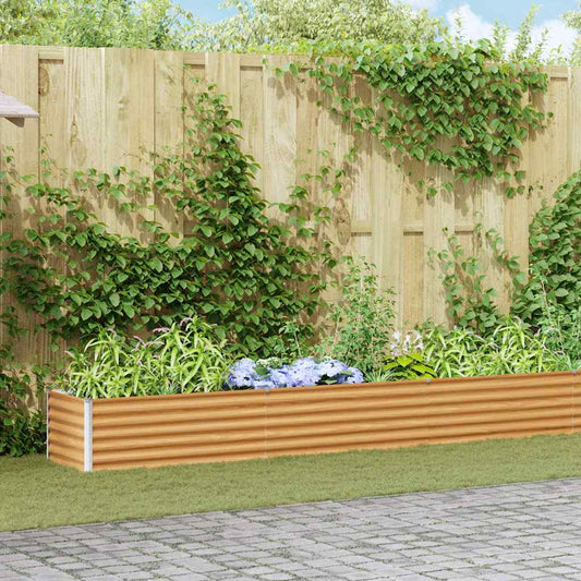 vidaXL Υπερυψωμένη Ζαρντινιέρα 775 x 50 x 36 εκ. Επικαλυμμένος Χάλυβας