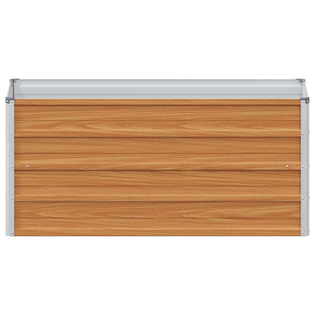 vidaXL Υπερυψωμένη Ζαρντινιέρα Ανοιχτό καφέ 100 x 40 x 45 cm