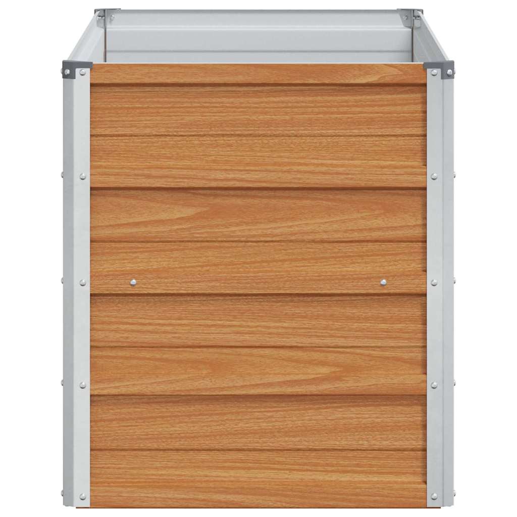 vidaXL Υπερυψωμένη Ζαρντινιέρα Ανοιχτό καφέ 100 x 40 x 45 cm