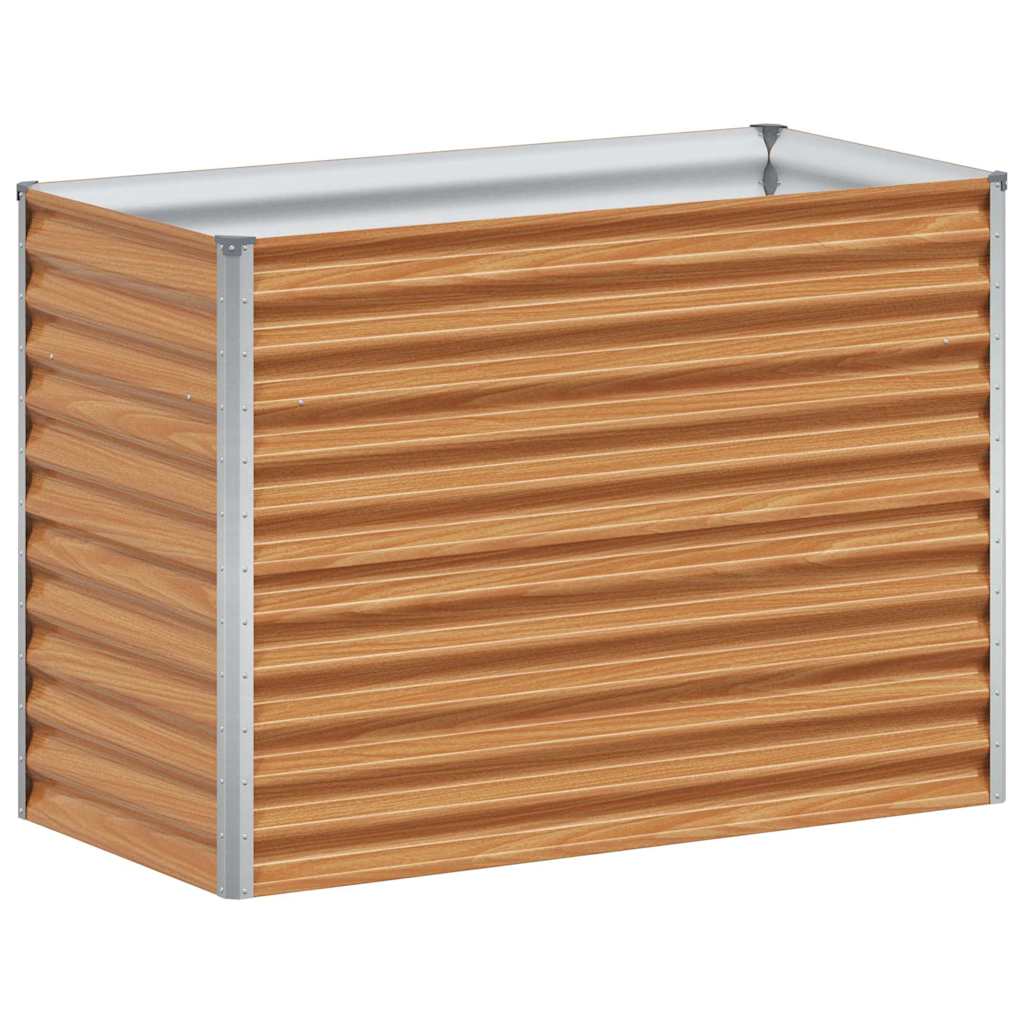 vidaXL Υπερυψωμένη Ζαρντινιέρα 98 x 50 x 68 εκ. Επικαλυμμένος Χάλυβας