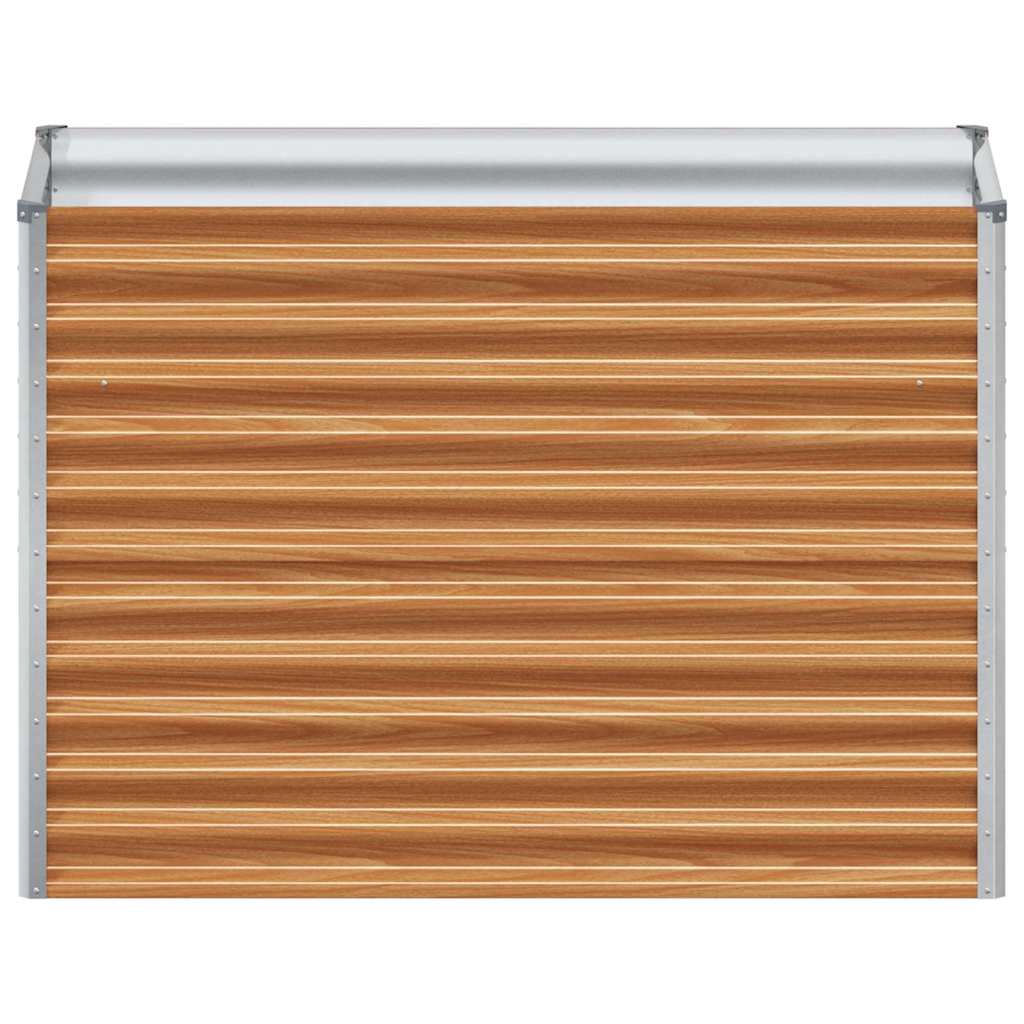 vidaXL Υπερυψωμένη Ζαρντινιέρα 98 x 50 x 68 εκ. Επικαλυμμένος Χάλυβας