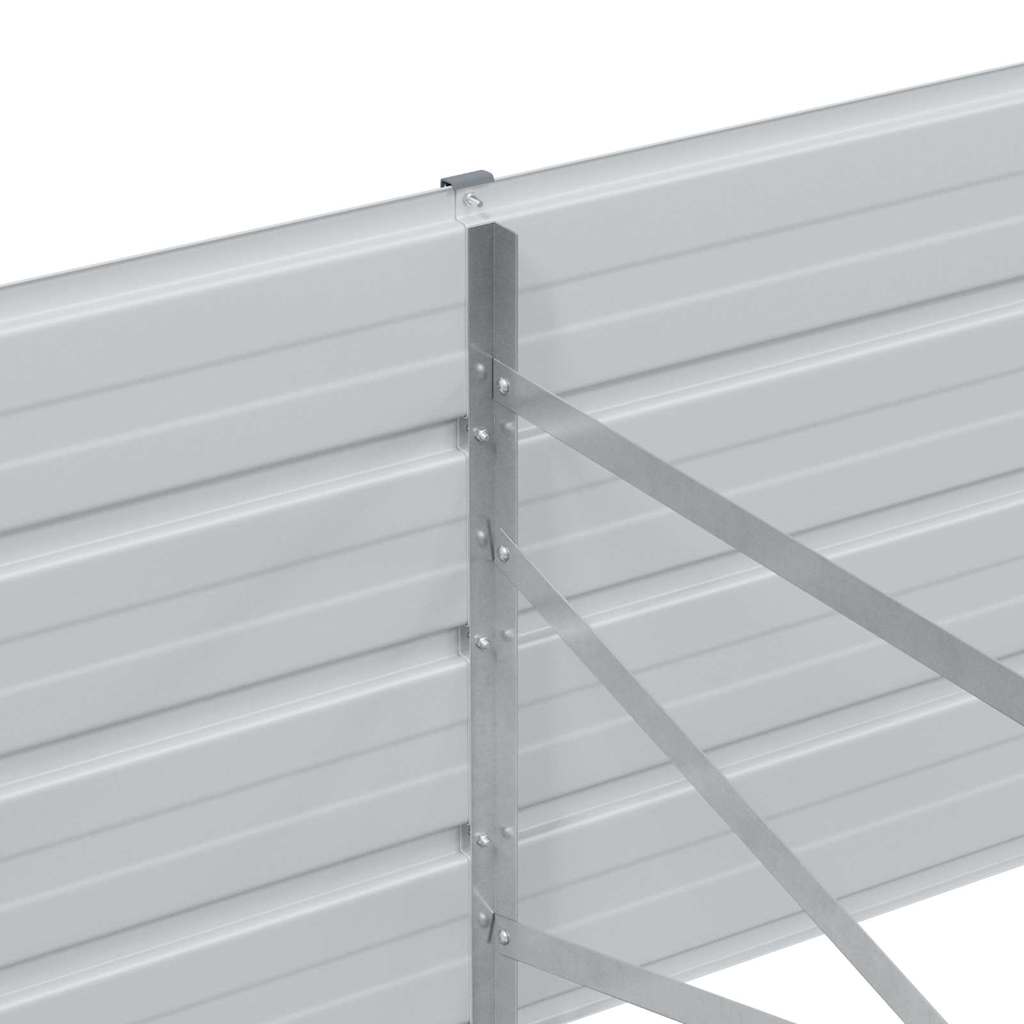 vidaXL Υπερυψωμένη Ζαρντινιέρα Ανοιχτό καφέ 240 x 80 x 45 cm