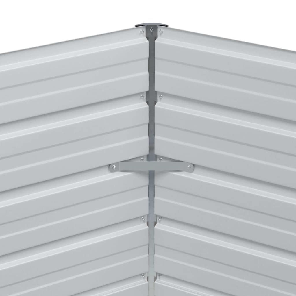 vidaXL Υψωμένο Κρεβάτι Κήπου Ανοιχτό καφέ 129 x 129 x 77 cm