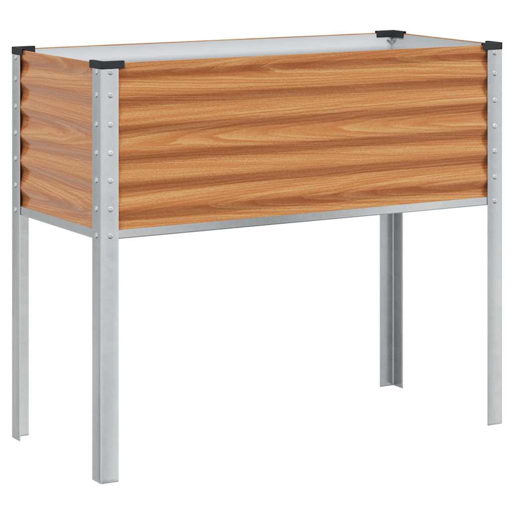 vidaXL Γλάστρα Κήπου Ανοιχτό καφέ 100,5 x 40,5 x 90 εκ.