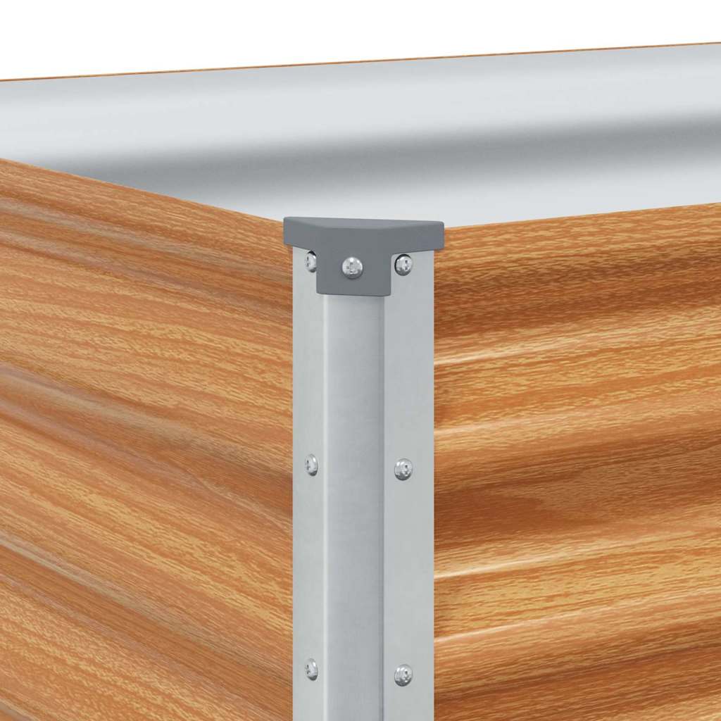 vidaXL Υπερυψωμένη Ζαρντινιέρα 290 x 50 x 68 εκ. Επικαλυμμένος Χάλυβας