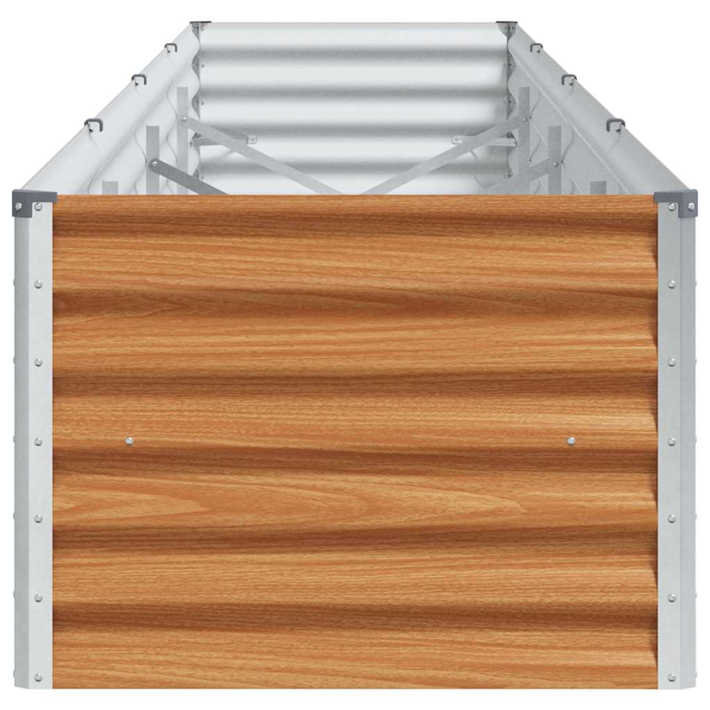 vidaXL Υπερυψωμένη Ζαρντινιέρα 390 x 50 x 36 εκ. Επικαλυμμένος Χάλυβας