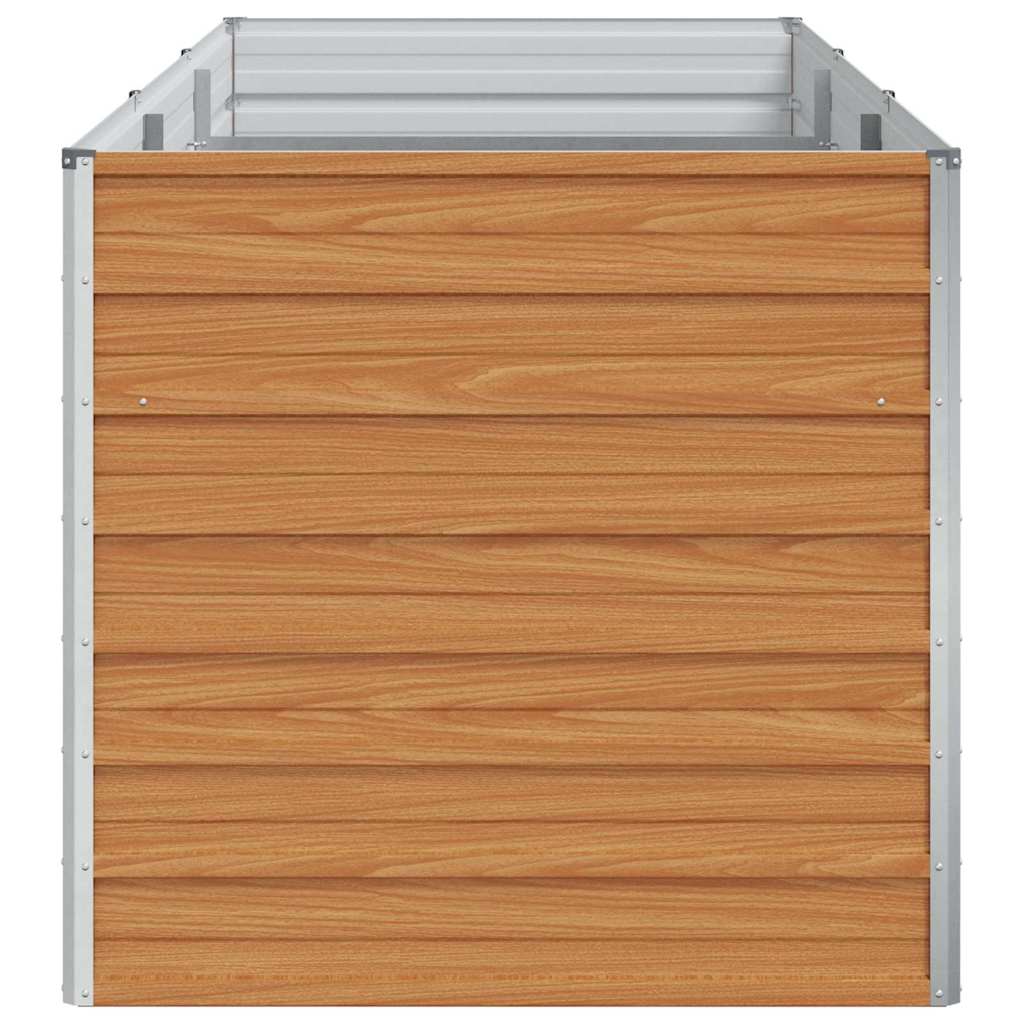 vidaXL Υπερυψωμένη Ζαρντινιέρα Ανοιχτό καφέ 240 x 80 x 77 cm
