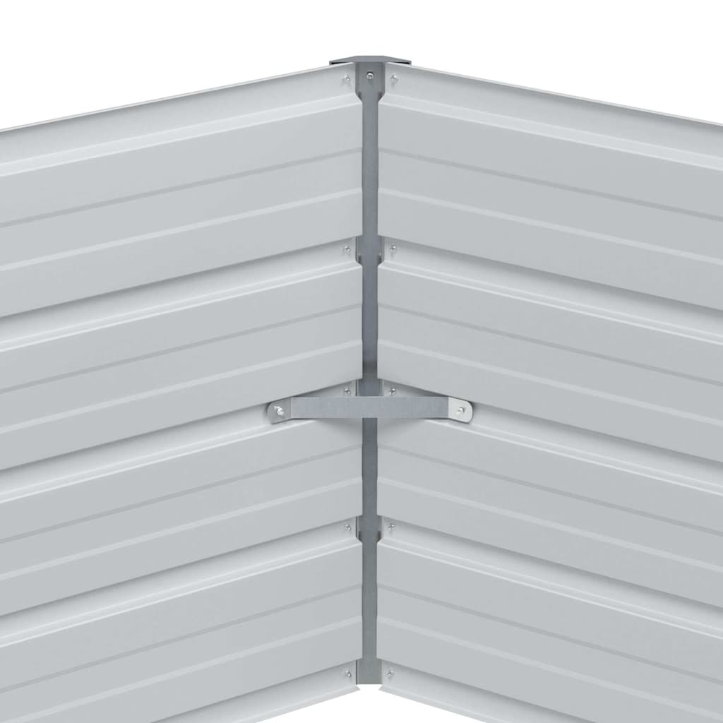 vidaXL Υψωμένο Κρεβάτι Κήπου Φαίνεται ξύλινο 129 x 129 x 45 cm