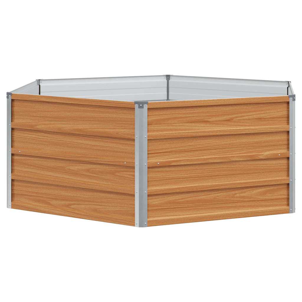 vidaXL Υψωμένο Κρεβάτι Κήπου Φαίνεται ξύλινο 129 x 129 x 45 cm