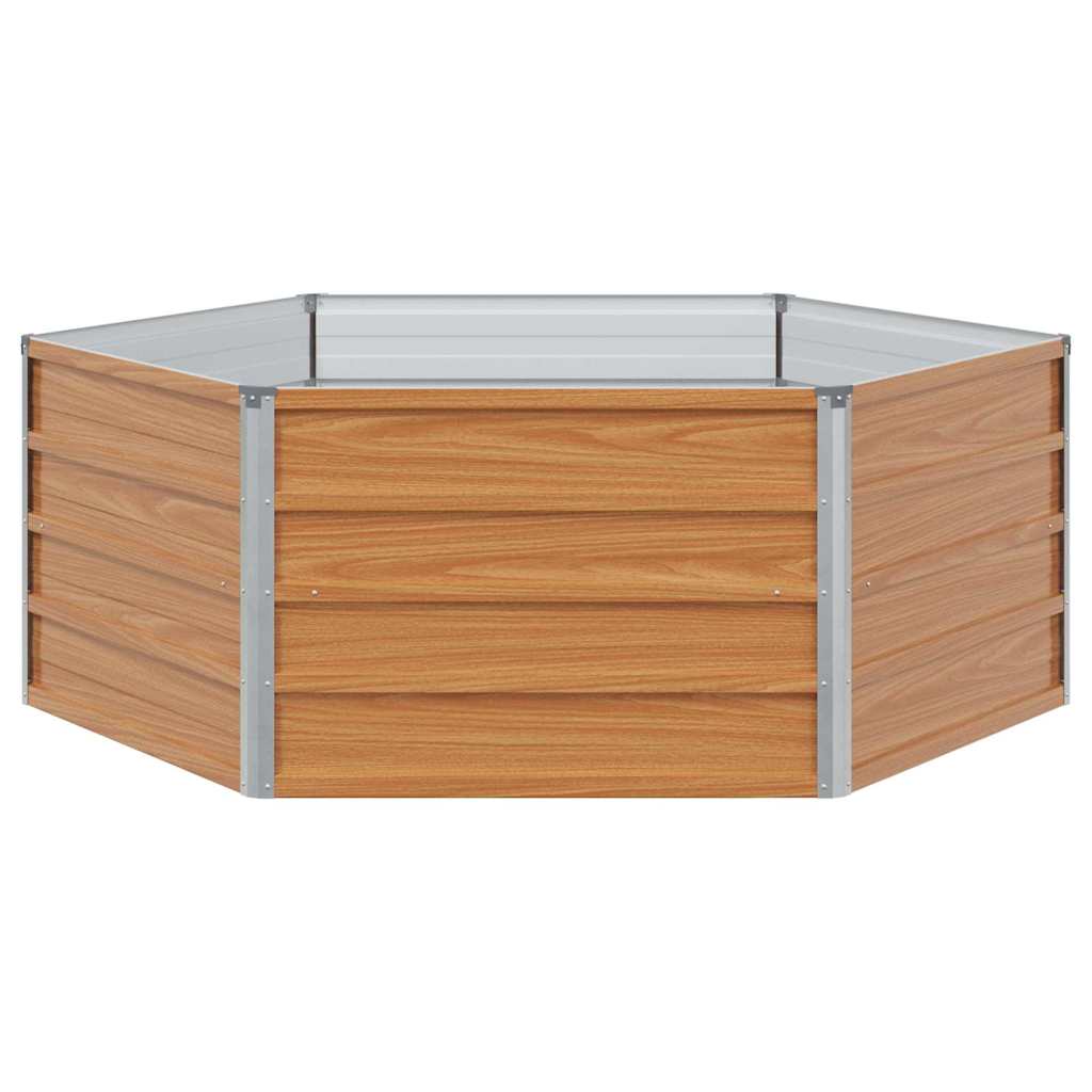 vidaXL Υψωμένο Κρεβάτι Κήπου Φαίνεται ξύλινο 129 x 129 x 45 cm